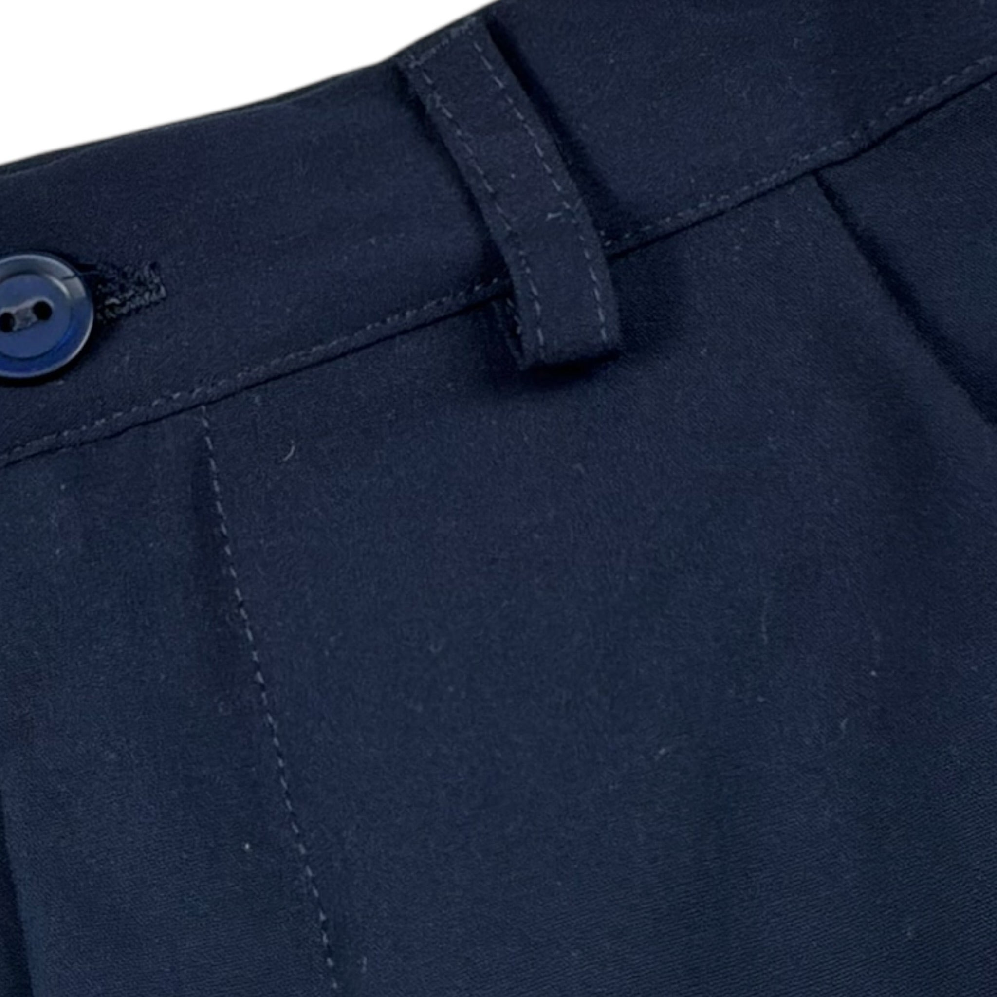 Le Bebe' Pantalone tinta unita con Girovita Regolabile Blu per Neonato LBB4551 BLU LE BEBE' 
