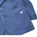 Le Bebe' Giacca Tinta Unita con Bottoni per Neonato LBB5412 BLU LE BEBE' 