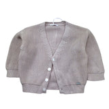 Le Bebe' Cardigan Tinta Unita con Bottoni per Neonato LBB5417 SABBIA LE BEBE' 