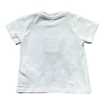 Le Bebe' T-Shirt Girocollo Tinta Unita con Stampa per Neonato LBB5420 BIANCO LE BEBE' 