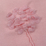 Le Coconne Coperta Tinta Unita con Applicazioni per Neonata 2125 ROSA LE COCONNE 