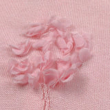 Le Coconne Pagliaccetto Tinta Unita con Applicazioni per Neonata LCN2123 ROSA LE COCONNE 