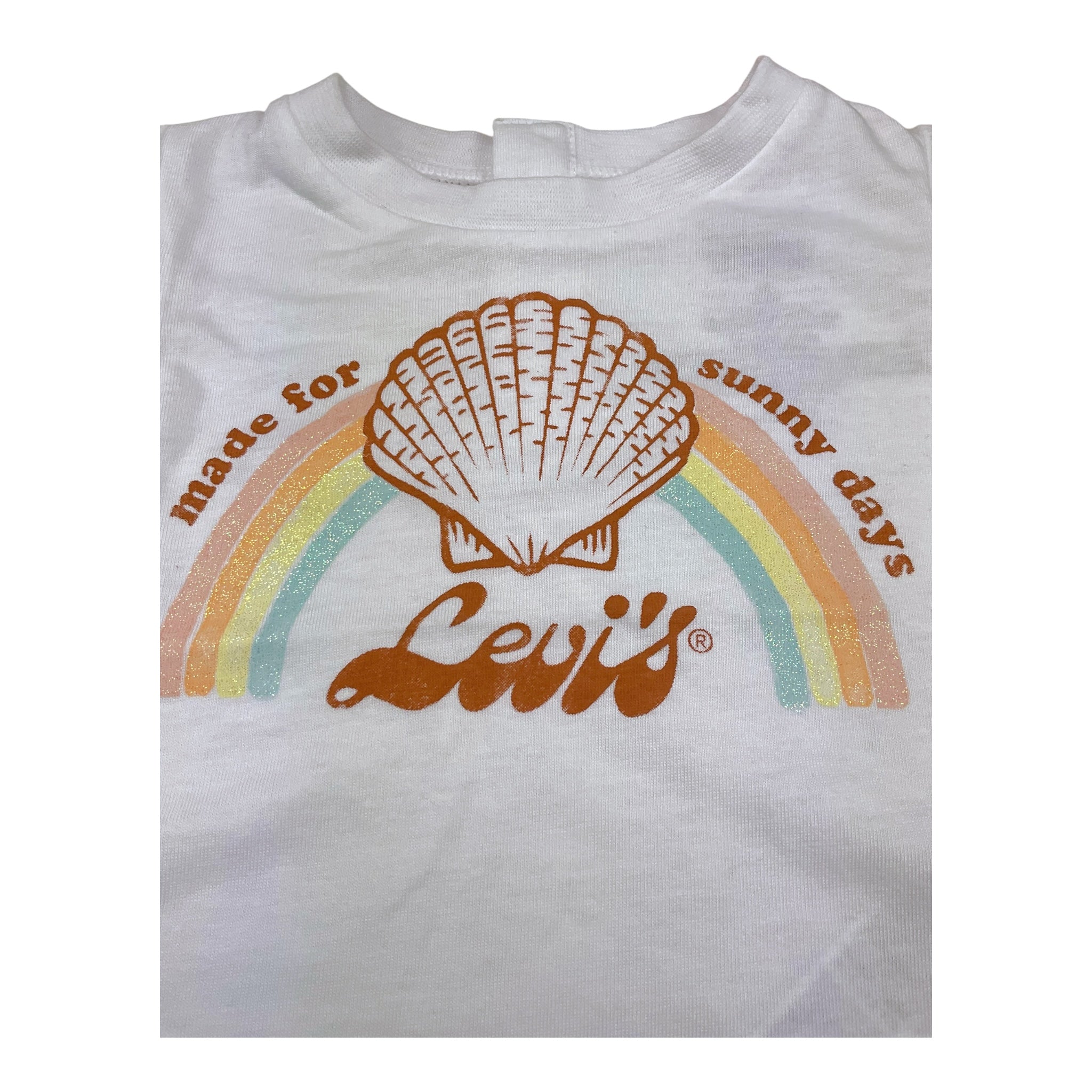 Levi'S Completo 2 Pezzi T-Shirt-Pantalone Bicolore per Neonata 1EK0666 BIANCO/BLU LEVI'S 