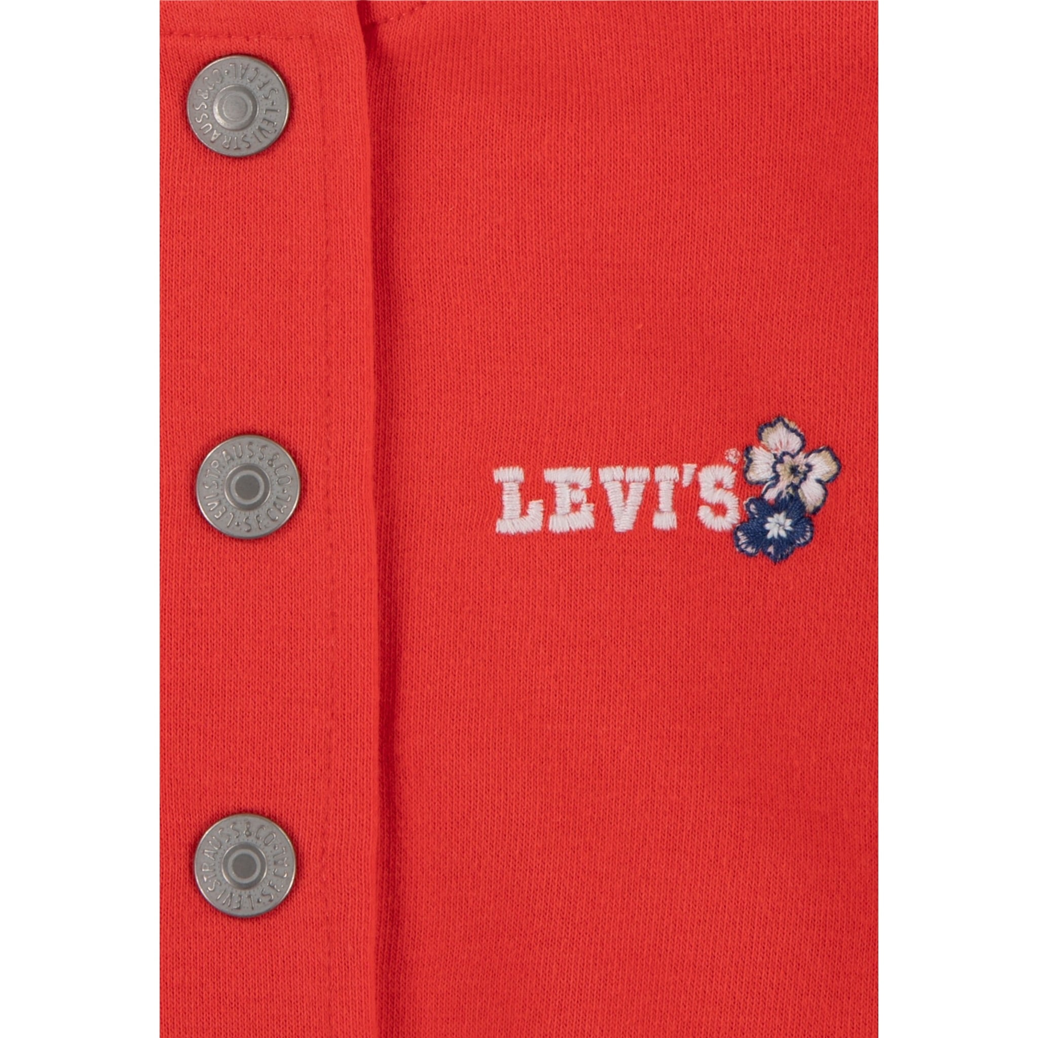 Levi'S Completo 3 Pezzi Felpa-Jeans-T-Shirt Corallo per Neonata 1EM259 CORALLO LEVI'S 