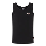 Levi'S Canotte Girocollo Tinta Unita con Logo per Bambina 3EK116 NERO LEVI'S 