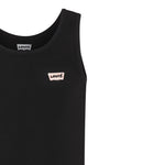 Levi'S Canotte Girocollo Tinta Unita con Logo per Bambina 3EK116 NERO LEVI'S 