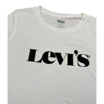 Levi'S T-Shirt Girocollo tinta unita con Stampa Bianco per Bambino 4EC982 BIANCO LEVI'S 