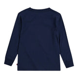 Levi'S Shirt Tinta Unita con Stampa per Neonato 6E8646X BLU LEVI'S 