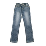 Levi'S Jeans Tinta Unita con Elastico In Vita per Bambino 8EM697 AZZURRO LEVI'S 