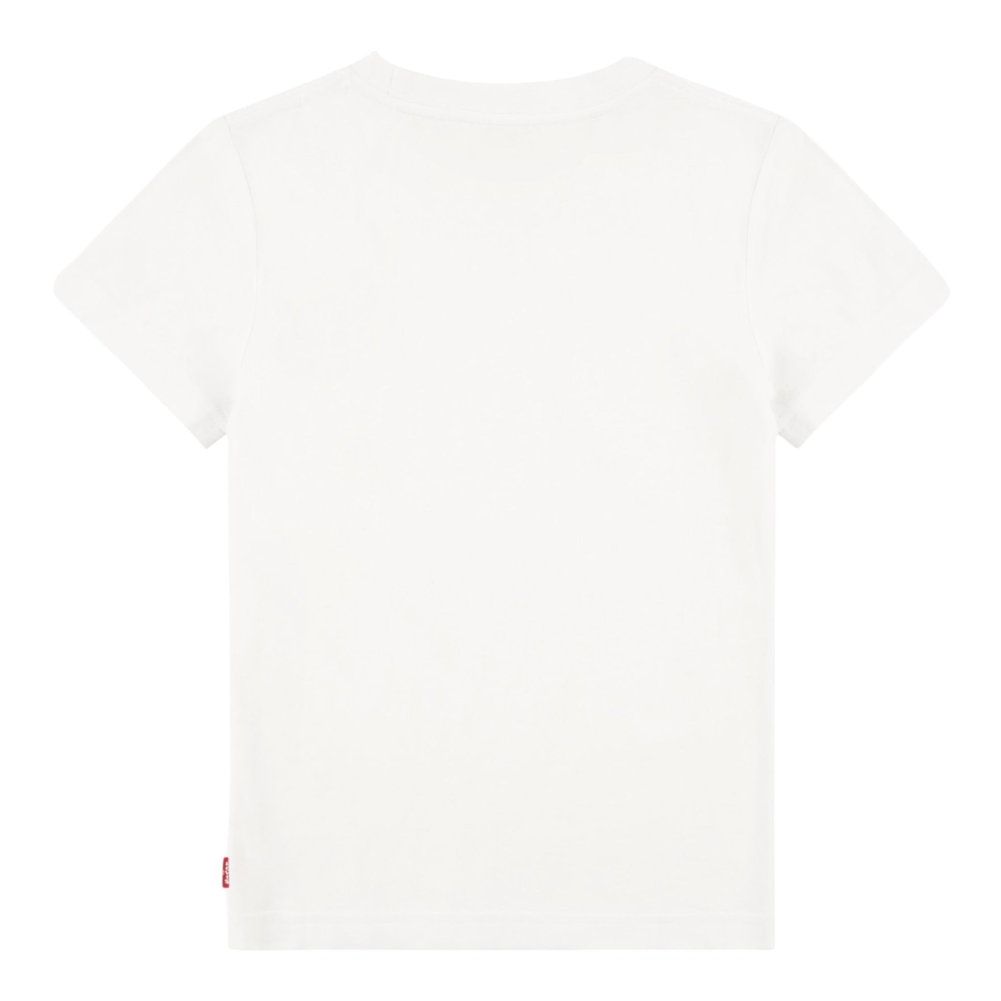 Levi'S T-Shirt Girocollo Tinta Unita con Logo per Bambino 9EA100 BIANCO LEVI'S 
