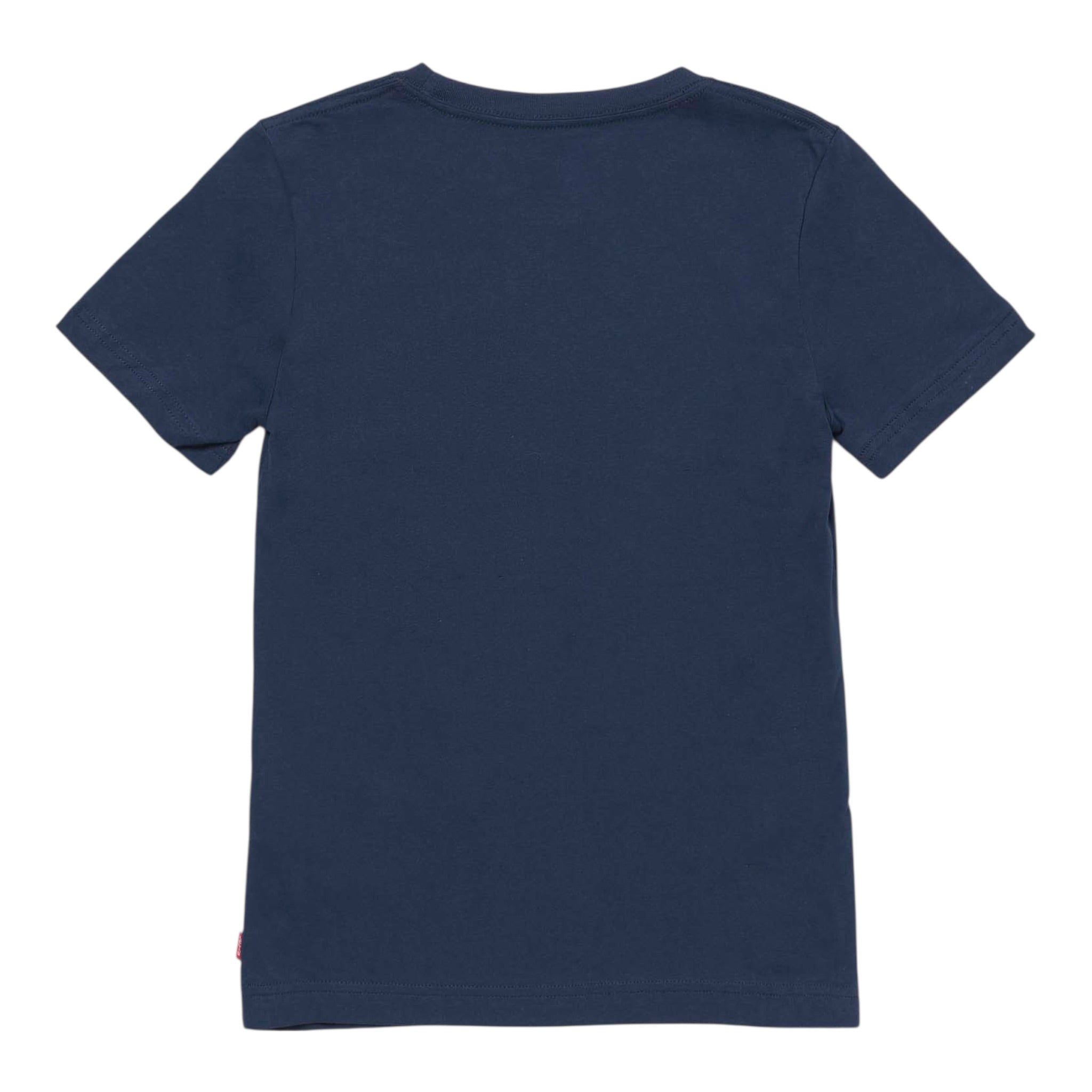 Levi'S T-Shirt Girocollo Tinta Unita con Logo per Bambino 9EA100 BLU LEVI'S 