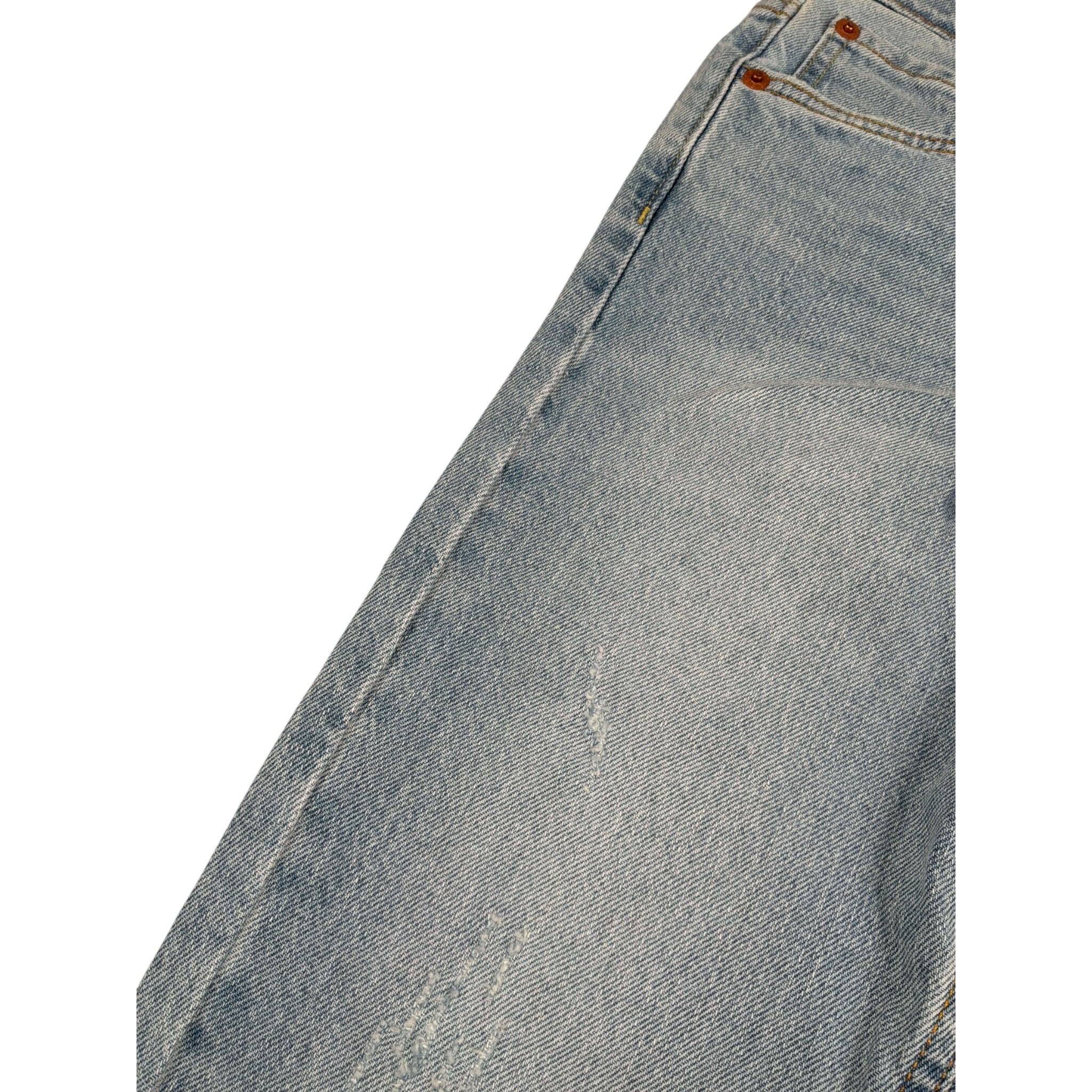 Levi'S Jeans tinta unita con Girovita Regolabile Azzurro per Bambino 9EL207 AZZURRO LEVI'S 