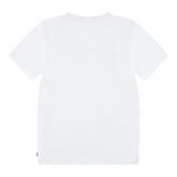Levi'S T-Shirt Girocollo Tinta Unita con Logo per Bambino 9EM650 BIANCO LEVI'S 