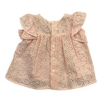 Little Bear Top Tinta Unita Traforato per Neonata 8206 ROSA LITTLE BEAR 