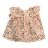 Little Bear Top Tinta Unita Traforato per Neonata 8206 ROSA LITTLE BEAR 