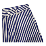 Little Bear Bermuda Tinta Unita con Fantasia A Righe per Neonato 82100N BIANCO LITTLE BEAR 