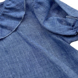 Little Bear Camicia Tinta Unita Mezza Manica per Neonata 8228 BLU LITTLE BEAR 