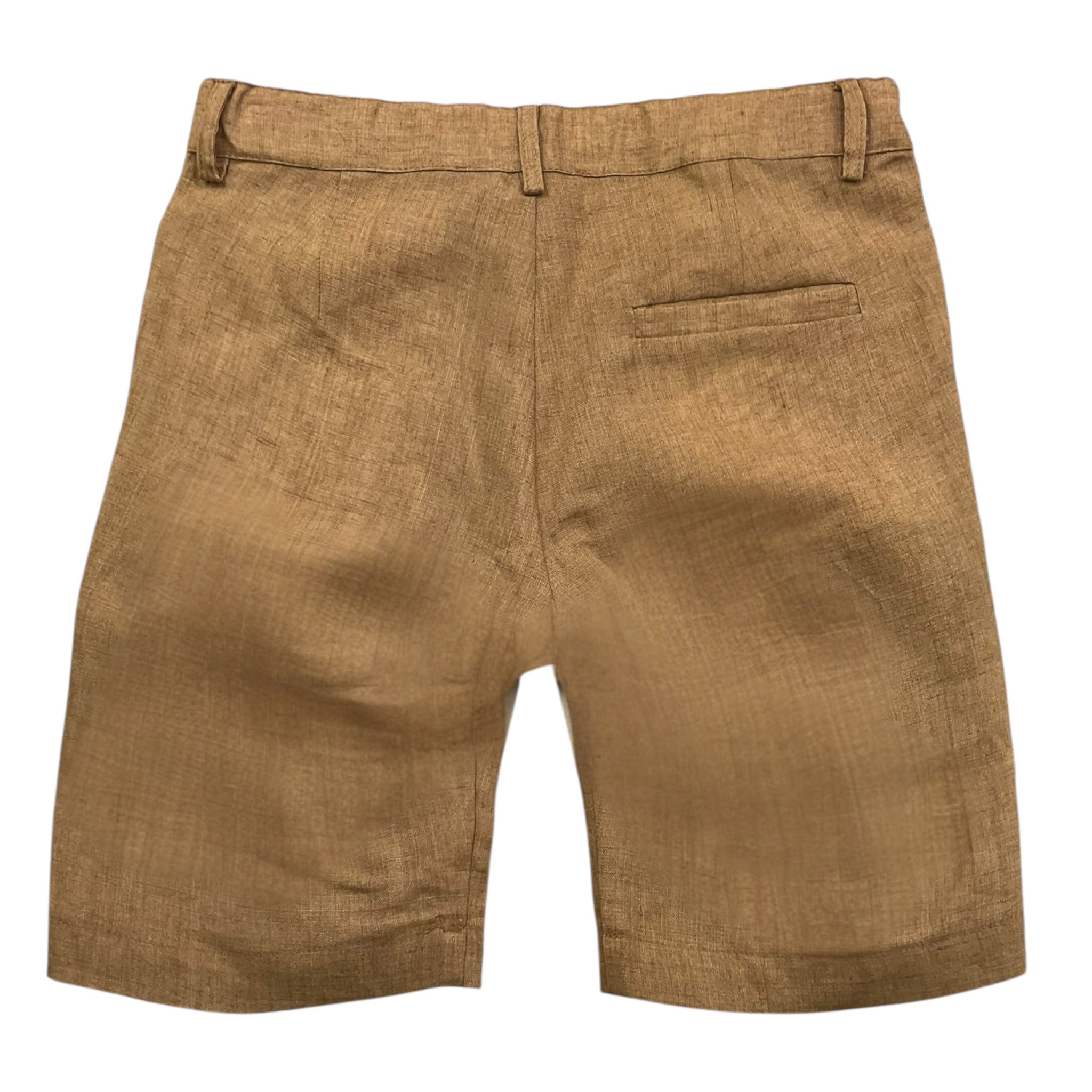 Little Bear Bermuda Tinta Unita con Girovita Regolabile per Bambino 8229 MARRONE LITTLE BEAR 