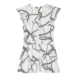 Liu Jo Abito Mezza Manica Tinta Unita con Stampe per Bambina GA3163 BIANCO LIU JO 
