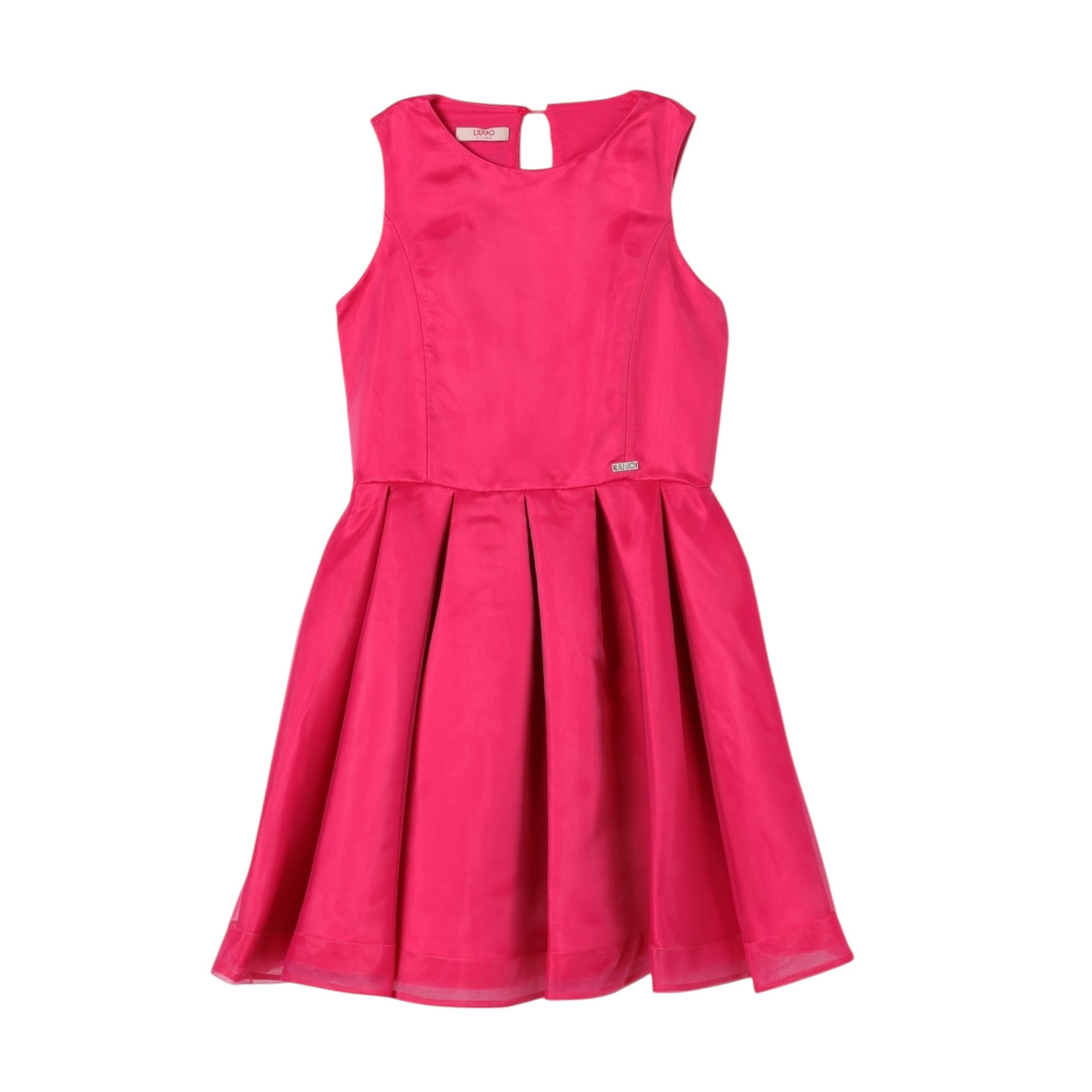 Liu Jo Abito Tinta Unita Giromanica per Bambina GA4167T3857 FUXIA LIU JO 