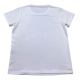 Liu Jo T-Shirt Girocollo Tinta Unita con Paillettes per Bambina GA5018XX BIANCO LIU JO 