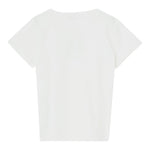 Liu Jo T-Shirt Girocollo Tinta Unita con Paillettes per Bambina GA5018XXXX PANNA LIU JO 