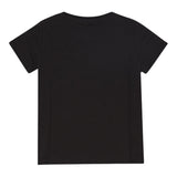 Liu Jo T-Shirt Girocollo Tinta Unita con Brillantini per Bambina GA5019X NERO LIU JO 