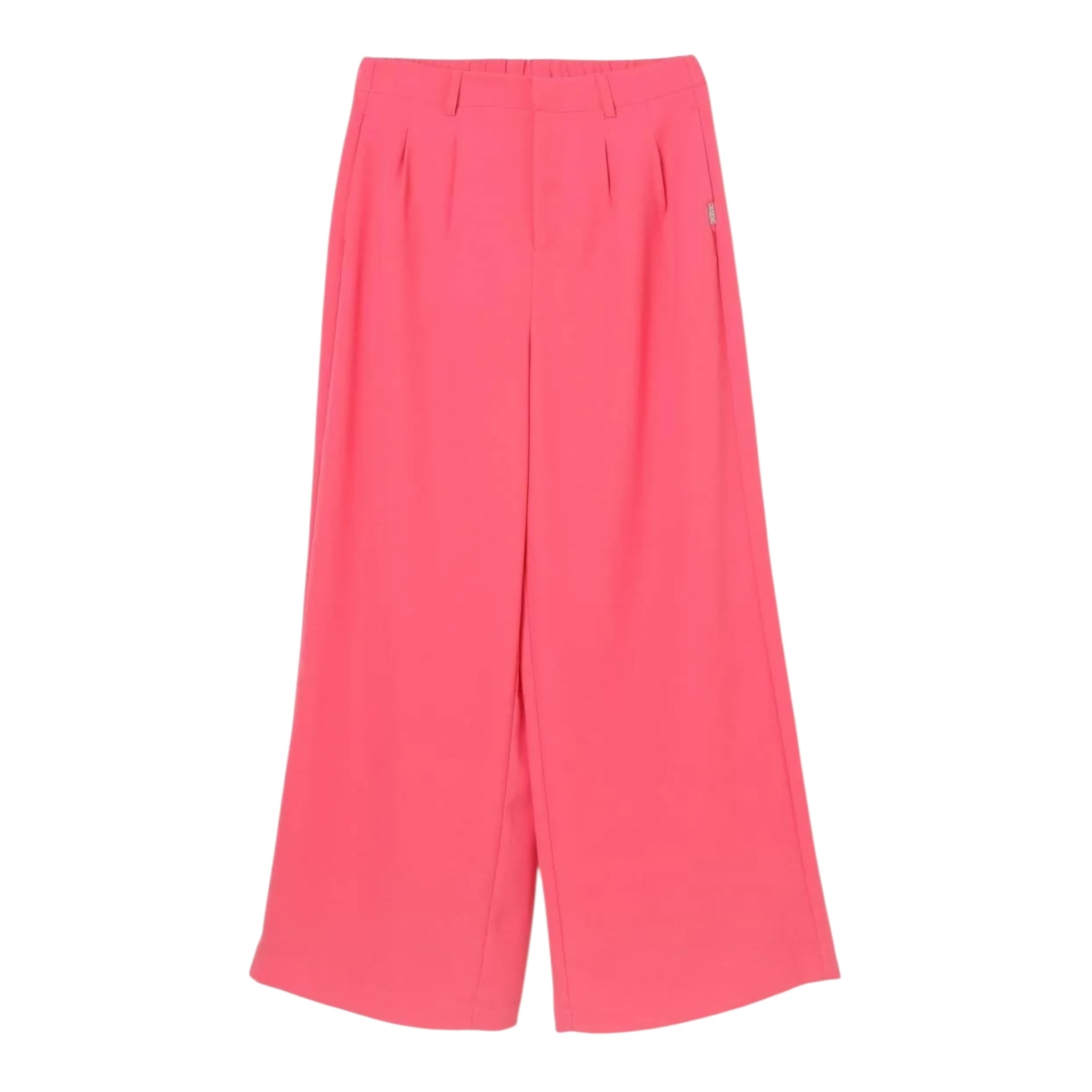 Liu Jo Pantalone Tinta Unita Moodello A Palazzo per Bambina GA5032 SALMONE LIU JO 