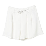 Liu Jo Short Tinta Unita con Cinturino per Bambina GA5033 BIANCO LIU JO 