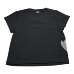 Liu Jo T-Shirt Girocollo Tinta Unita con Applicazione per Bambina GA5067XXXX NERO LIU JO 