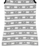 Liu Jo Abito Bicolore Logato per Bambina GA5077 BIANCO/NERO LIU JO 