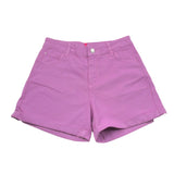 Liu Jo Short Tinta Unita con Girovita Regolabile per Bambina GA5093XX VIOLA LIU JO 