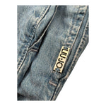 Liu Jo Pantalone Modello Palazzo Tinta Unita In Denim per Bambina GA5104X BLU LIU JO 