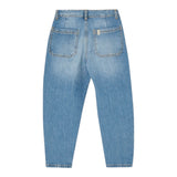Liu Jo Jeans Tinta Unita con Applicazioni Brillantini per Bambina GA5110XX AZZURRO LIU JO 