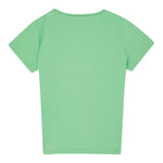 Liu Jo T-Shirt Girocollo Tinta Unita con Logo per Bambina GA5116 VERDE LIU JO 