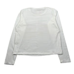 Liu Jo Shirt Girocollo tinta unita con Brillantini Bianco per Bambina GF5108 BIANCO LIU JO 