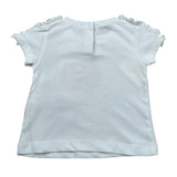 Liu Jo T-Shirt Tinta Unita con Stampa per Neonata HA1080J5003 BIANCO LIU JO 
