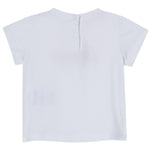 Liu Jo T-Shirt Girocollo Tinta Unita con Brillantini per Neonata HA5037X BIANCO LIU JO 