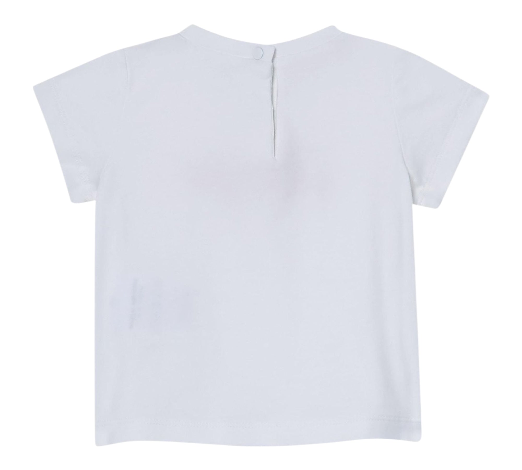 Liu Jo T-Shirt Girocollo Tinta Unita con Brillantini per Neonata HA5037X BIANCO LIU JO 