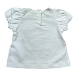Liu Jo T-Shirt Girocollo Tinta Unita con Brillantini per Neonata HA5057 BIANCO LIU JO 