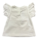 Liu Jo T-Shirt Tinta Unita Girocollo con Stampa per Neonata HA5064 BIANCO LIU JO 