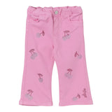 Liu Jo Pantalone Tinta Unita con Elastic In Vita E Brillantini per Neonata HA5070X ROSA LIU JO 