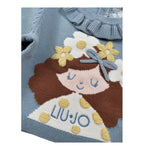 Liu Jo Maglia tinta unita con Ricami Azzurro per Neonata HF5071 AZZURRO LIU JO 