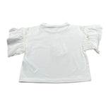 Liu Jo T-Shirt Girocollo tinta unita con Stampe Panna per Bambina KA3115 PANNA LIU JO 
