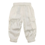Liu Jo Pantalone Tinta Unita con Elastico In Vita per Bambina KA4024 BIANCO LIU JO 