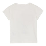 Liu Jo T-Shirt Girocollo Tinta Unita con Stampa per Neonata KA4046 BIANCO LIU JO 