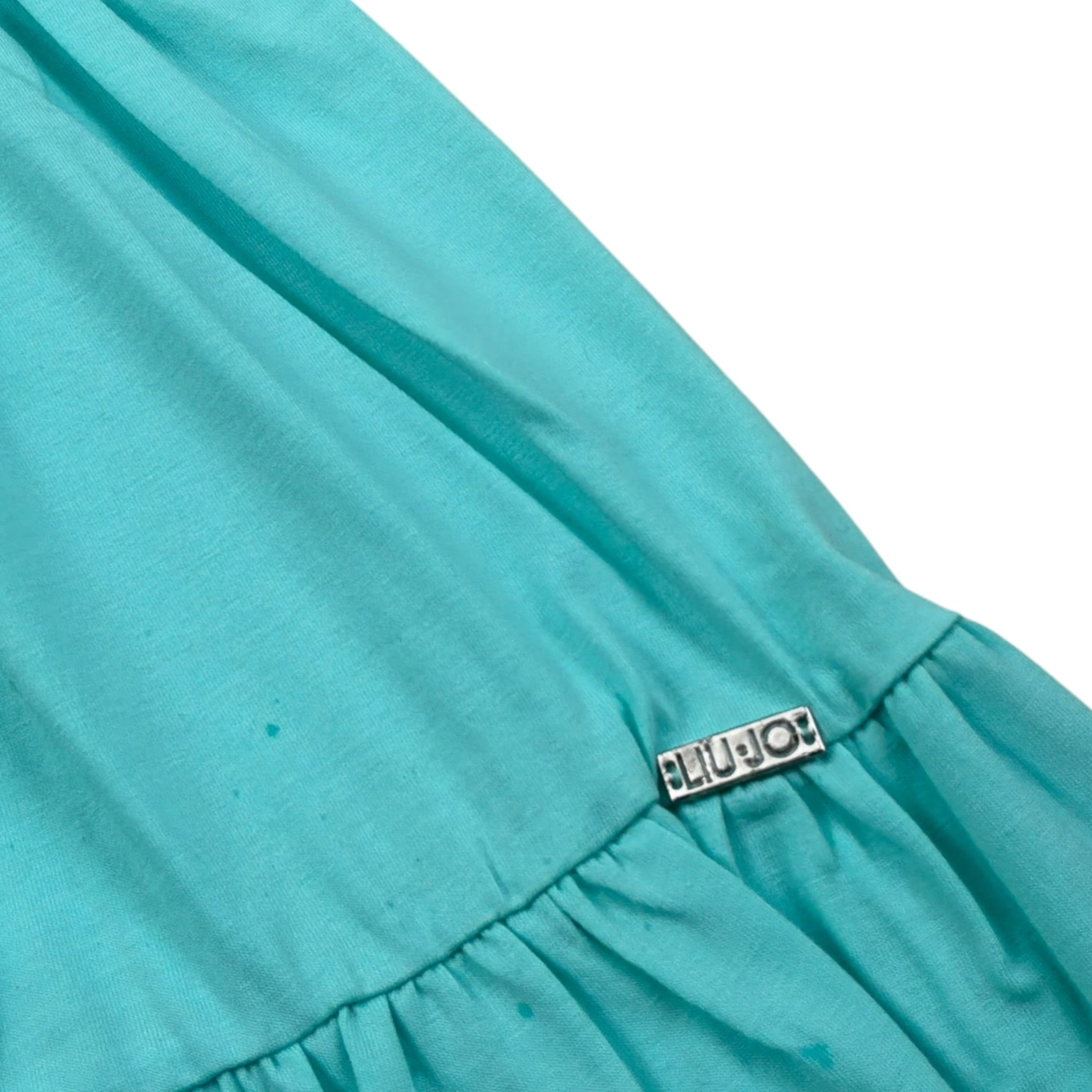Liu Jo Abito Mezza Manica tinta unita Verde Acqua per Bambina KA4089XJ VERDE ACQUA LIU JO 