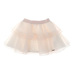 Liu Jo Gonna Tinta Unita con Balze per Bambina KA4107J ROSA LIU JO 
