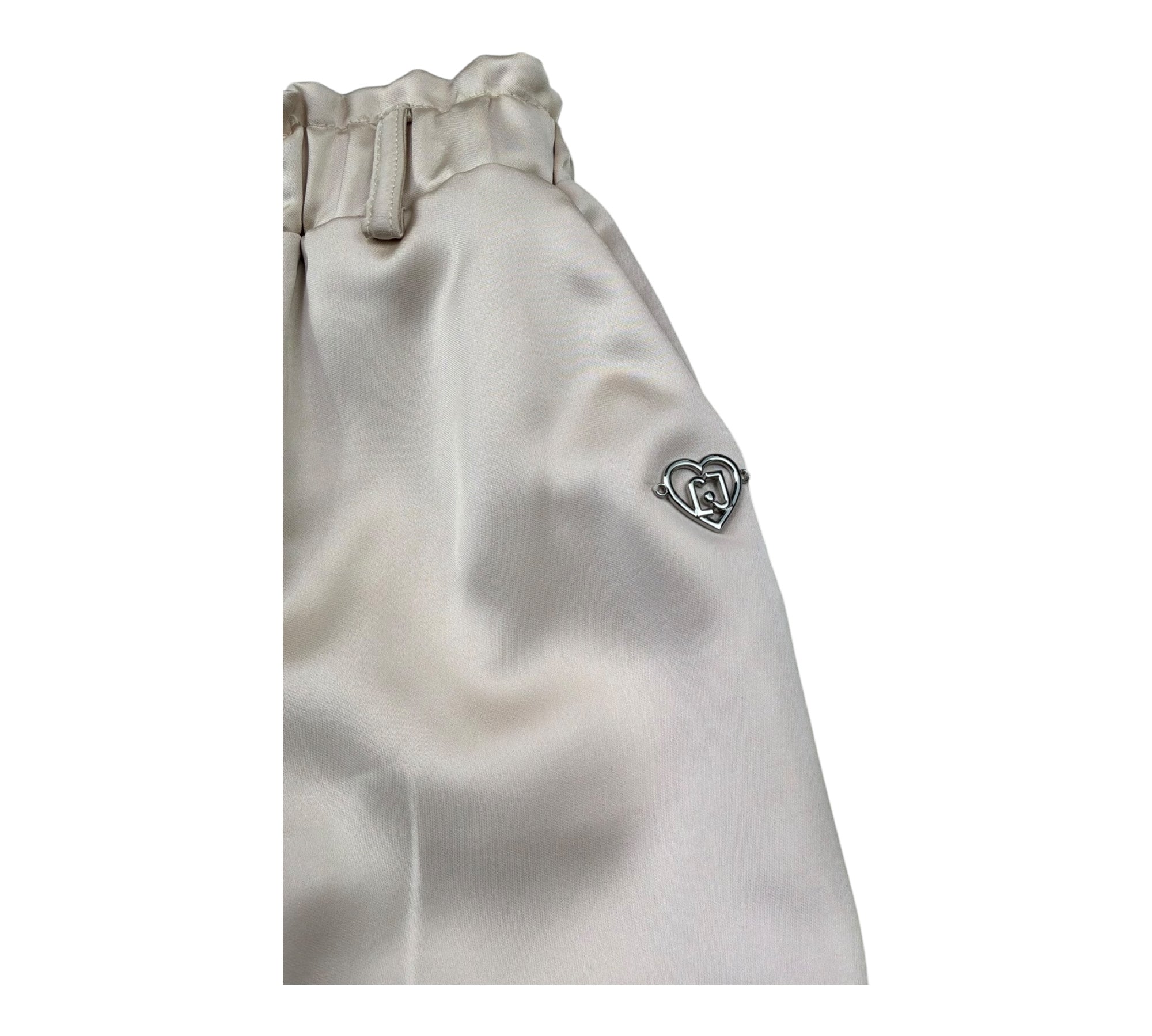 Liu Jo Pantalone Tinta Unita con Elastico In Vita per Neonata KA5010N BEIGE LIU JO 