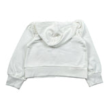 Liu Jo Felpa Chiusa con Cappuccio tinta unita Bianco per Bambina KA5016X BIANCO LIU JO 